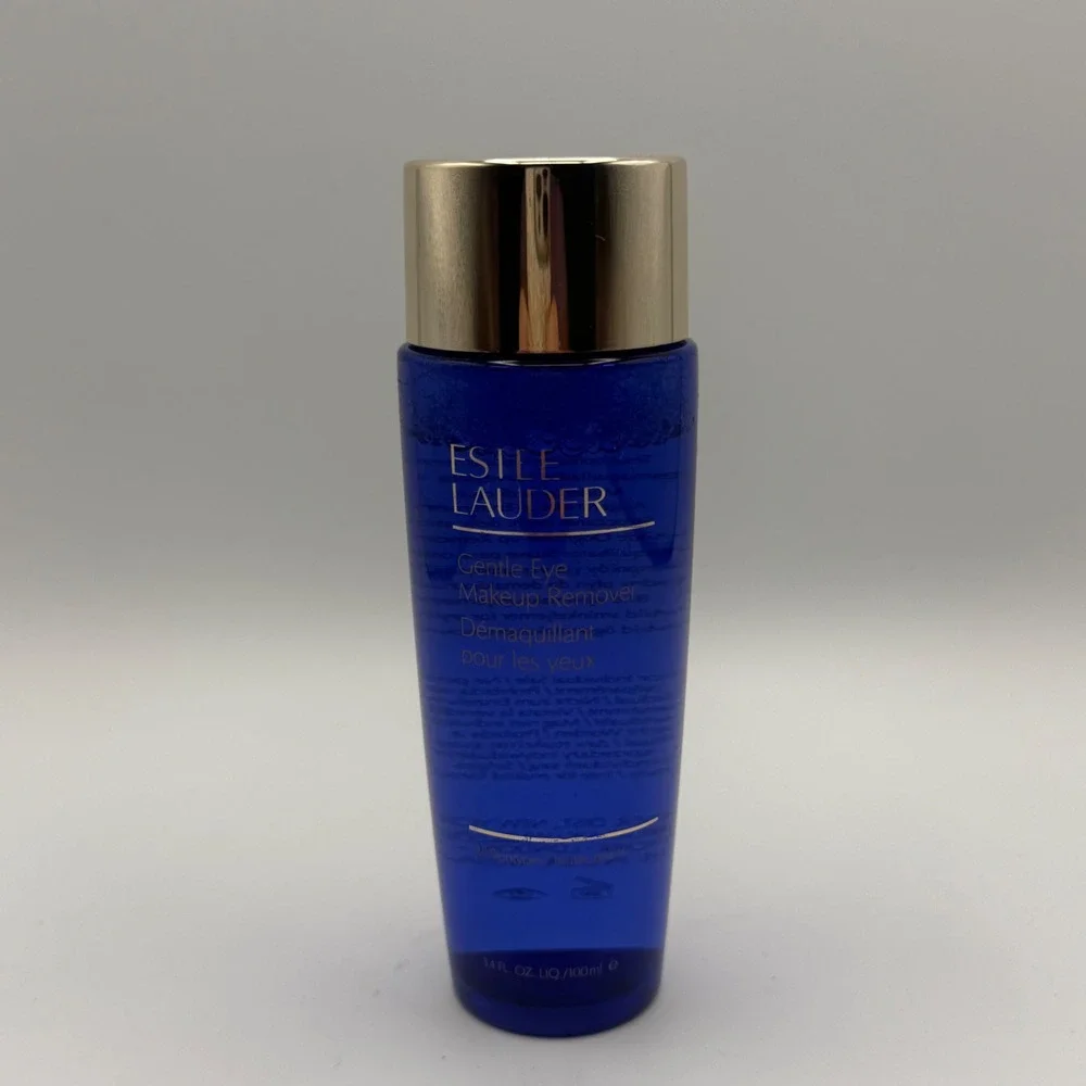 Estee Lauder Makeup Remover Women 3.4oz Blue Like New Gentle Oil-Free Liquid